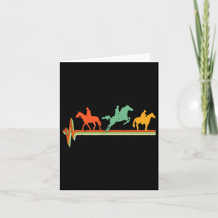 Tarjeta Love Horse Mom Horseback Rider Equestrian Riding J