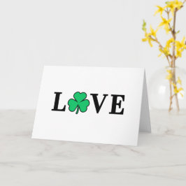 Tarjeta LOVE irlanda Irlandés All Purpose Blank