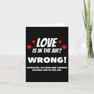Tarjeta Love Is In The Air Anti San Valentín Singles Awa