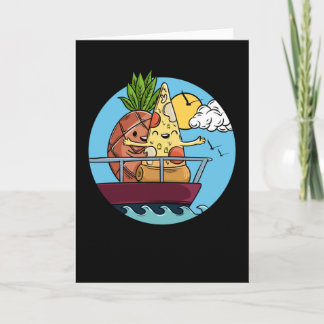 Tarjeta Love Is Love Pineapple Pizza Valentines Day Foodie