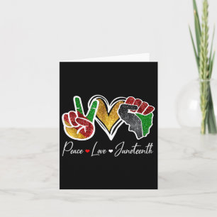 Tarjeta Love Junetdecin Black Pride Freedom 4 De Julio