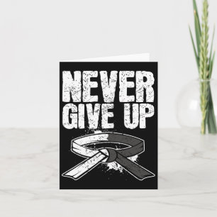 Tarjeta Love Karate Black Belt Gift Diseño Artes Marciales