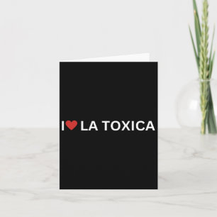 Tarjeta Love La Toxica Y El Toxico Funny Pareja Hispana L