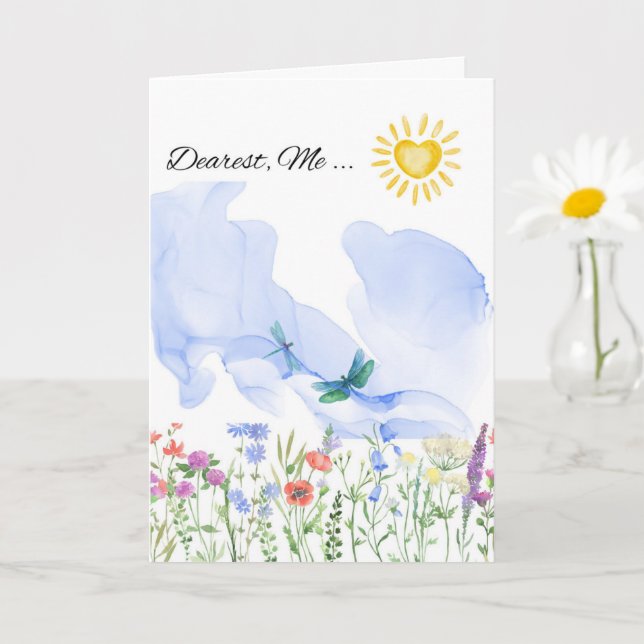 Tarjeta Love letter to me or someone who needs reassurance (Planta pequeña)