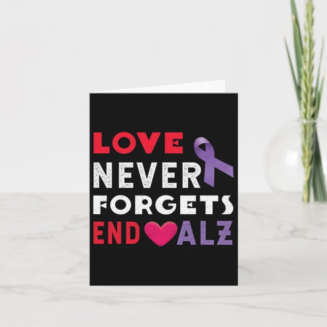Tarjeta Love Never End Heimer End Heimerheimer Heimerheime (Anverso)