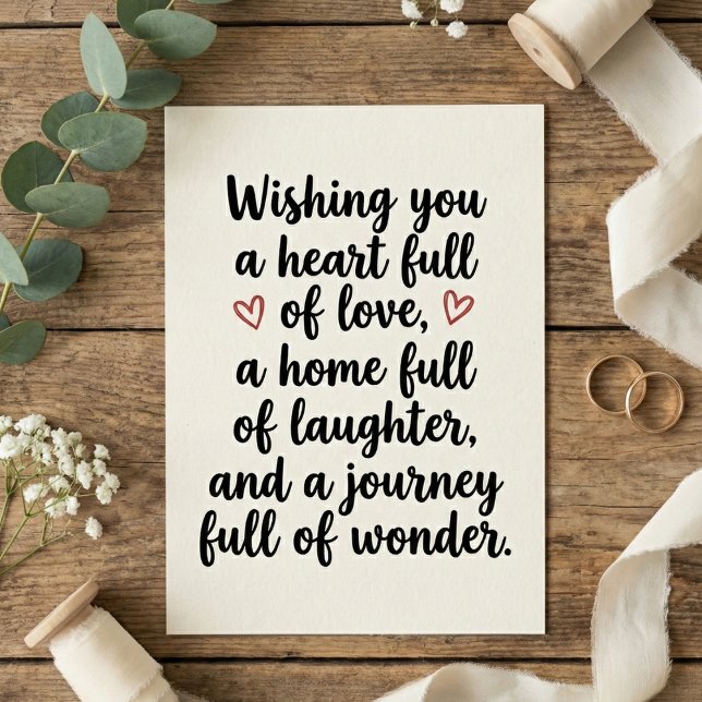 Tarjeta Love Quote Wedding Engagement Party (Subido por el creador)