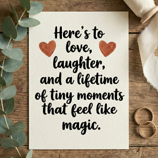 Tarjeta Love Quote Wedding Engagement Party