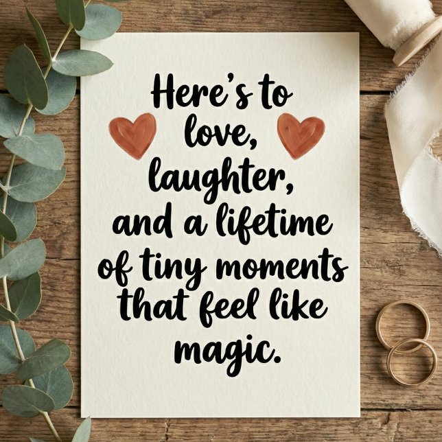 Tarjeta Love Quote Wedding Engagement Party (Subido por el creador)