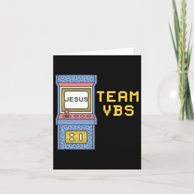 Tarjeta Love Vbs 2024 Video Game Vacation Bible School Ret (Anverso)