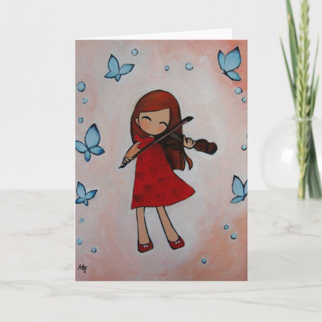 Tarjeta loveMyViolin I (Anverso)