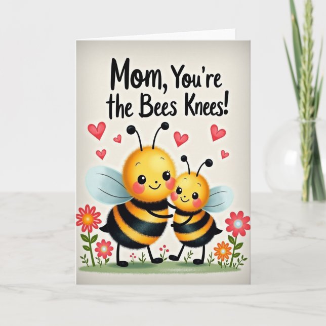 Tarjeta Loving Insect Mothers Day Card (Anverso)