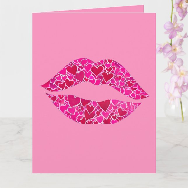 Tarjeta Loving Lips 01 (Orquídea)
