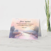 Lucas 18:27 Jesús respondió Posible con la Biblia