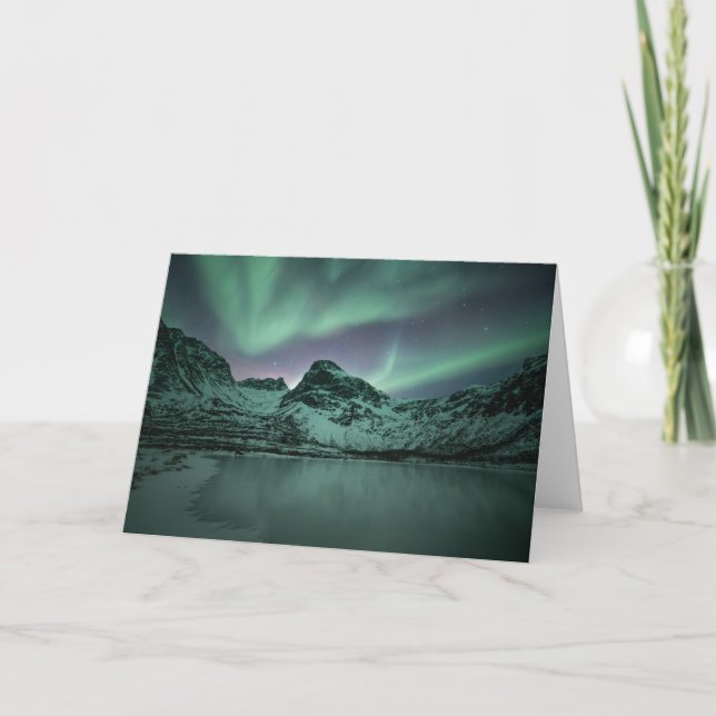 Tarjeta Luces boreales (Anverso)
