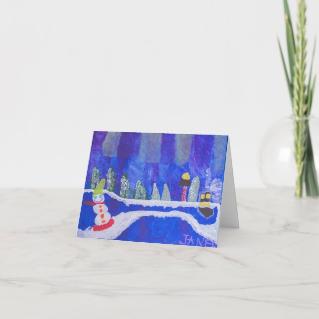 Tarjeta Luces boreales (Anverso)