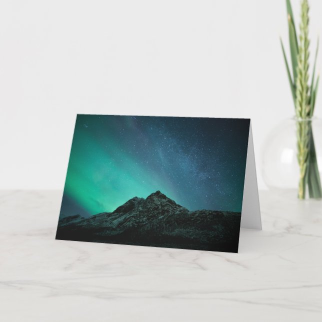 Tarjeta Luces boreales (Anverso)