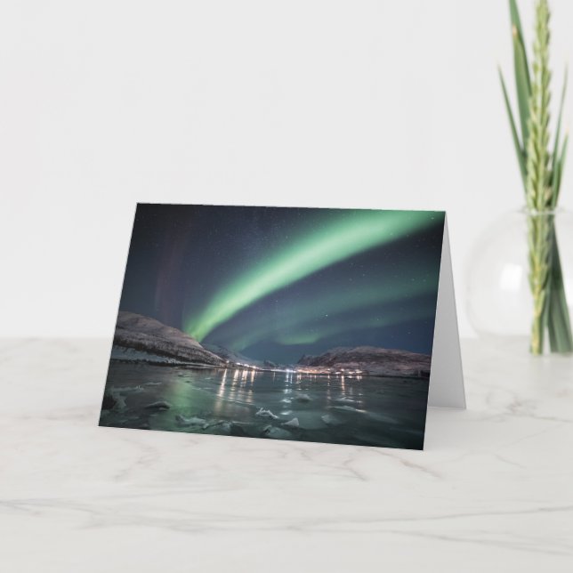 Tarjeta Luces boreales (Anverso)