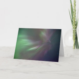 Tarjeta Luces boreales | Caballo blanco, Yukón