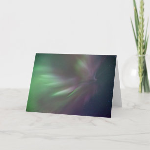 Tarjeta Luces boreales   Caballo blanco, Yukón