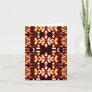 Tarjeta Luces Brillantes Coloridas Resplandecientes