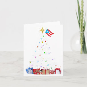 Tarjeta Luces de árbol de Navidad Tradiciones alimentarias