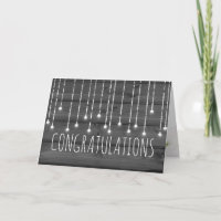 Luces De Cadena boda En Madera