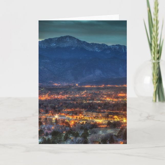 Tarjeta Luces de Colorado Springs (Anverso)
