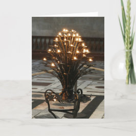 Tarjeta Luces de fe, Florencia, Italia -
