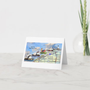 Tarjeta Luces de la costa del norte