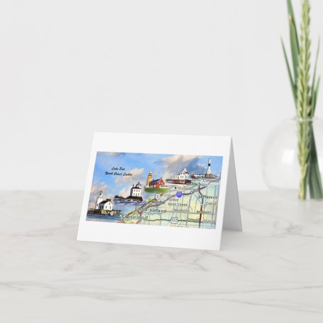 Tarjeta Luces de la costa del norte (Anverso)