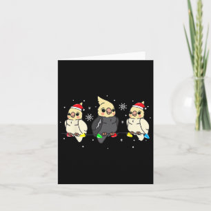 Tarjeta Luces de Navidad de Pájaro Atiel Regalo Divertido