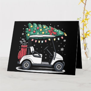 Tarjeta Luces de Navidad para Carrito de Golf Árbol de Nav