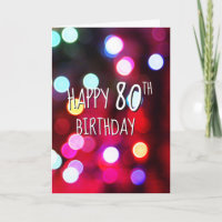 Luces de neón para cumpleaños 80
