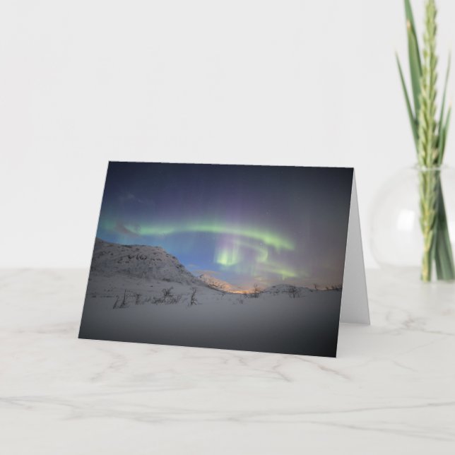 Tarjeta Luces del Norte de Noruega (Anverso)