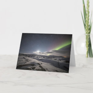 Tarjeta Luces del Norte Noruega