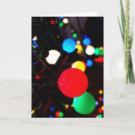 Tarjeta Luces navidades