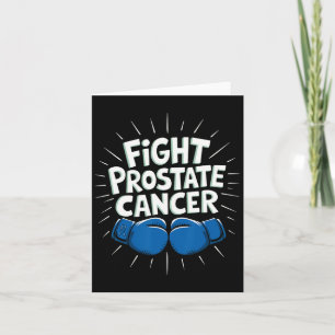 Tarjeta Lucha contra el cáncer de próstata Diciendo que el