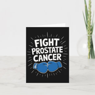 Tarjeta Lucha contra el cáncer de próstata Diciendo que el