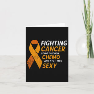 Tarjeta Lucha contra el cáncer Leucemia Conciencia sobre e