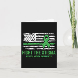 Tarjeta Lucha contra el estigma: conciencia sobre la salud