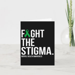Tarjeta Lucha contra el estigma: salud mental de la cinta