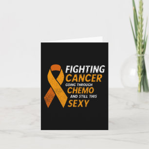 Tarjeta Lucha contra la leucemia por cáncer Conciencia del