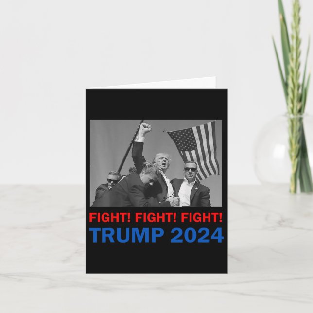 Tarjeta Lucha contra la lucha de Trump en 2024 (Anverso)