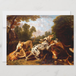 Tarjeta Lucha contra los perros (por Frans Snyders)