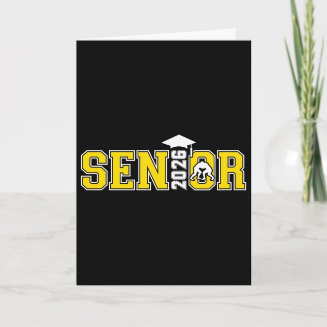 Tarjeta Lucha Senior Cl De 2026 Lucha Senior Graduado (Anverso)