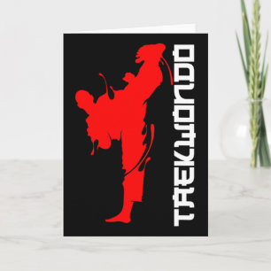 Tarjeta Luchador de Taekwondo Patadas de Cabeza Gratuitas 