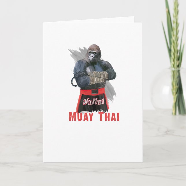 Tarjeta Luchador muay tailandés (Anverso)