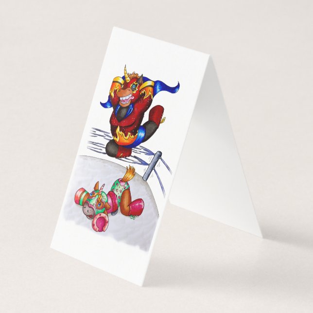 Tarjeta Luchadores (Reverso)