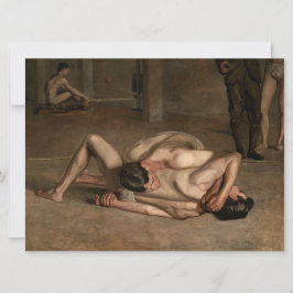 Tarjeta Luchadores (de Thomas Eakins)