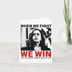 Tarjeta Luchamos Ganamos 2024 Kamala Harris Presidente De 